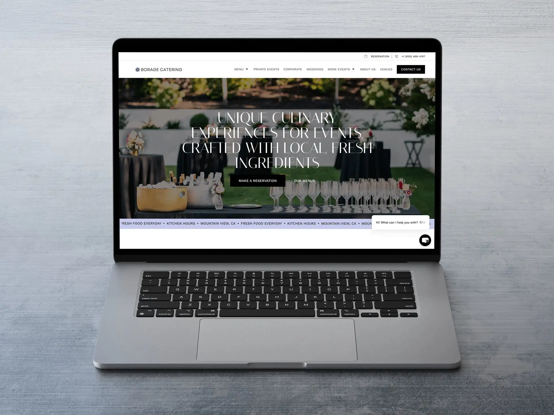 Borage Catering Plating